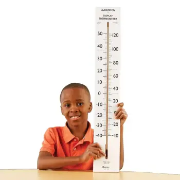 Gigantyczny termometr szkolny
