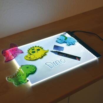 Panel świetlny LED A4 + darmowy E-BOOK - 30 zabaw z panelem świetlnym LED