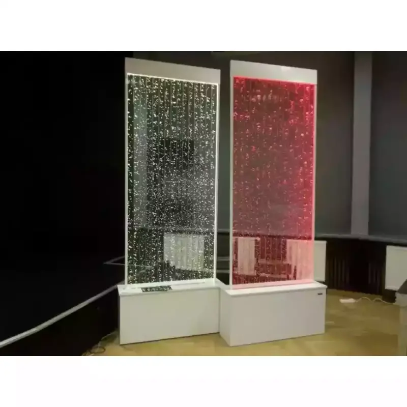 Ścianka wodna bąbelkowa podświetlana RGB  200x100cm