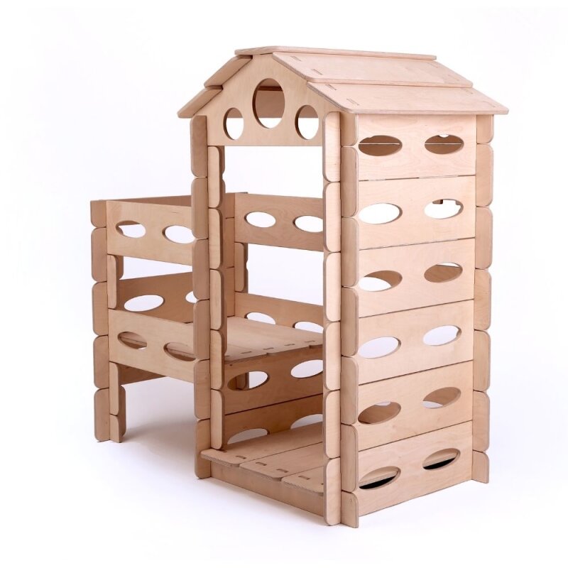 Build&Play Buduj i baw się - drewniany plac zabaw Montessori