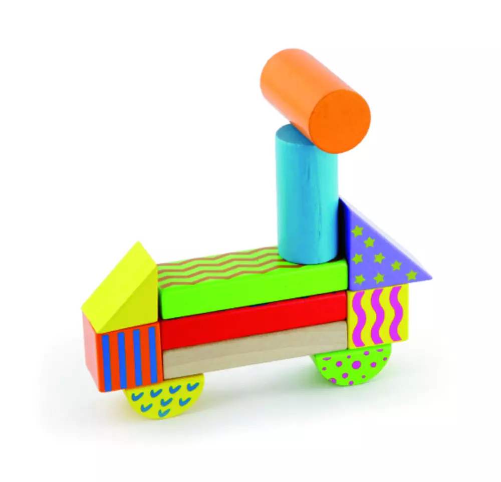 100 drewnianych klocków do kreatywnych zabaw to idealny produkt dla dzieci w wieku od 2 roku życia, które uwielbiają tworzyć i konstruować.