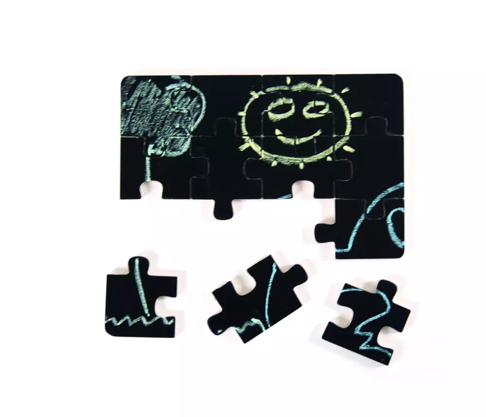 4 puzzle - tabliczki kredowe