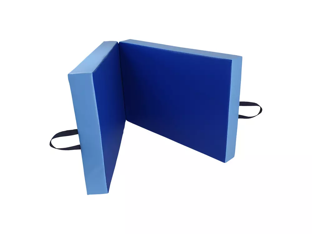 Materac rehabilitacyjny, dwuczęściowy 180 x 60 x 5 cm - Kolor : ciemnoniebieski
