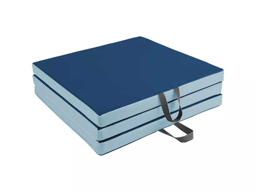 Materac rehabilitacyjny, trzyczęściowy 195 x 85 x 5 cm - Kolor : ciemnoniebieski