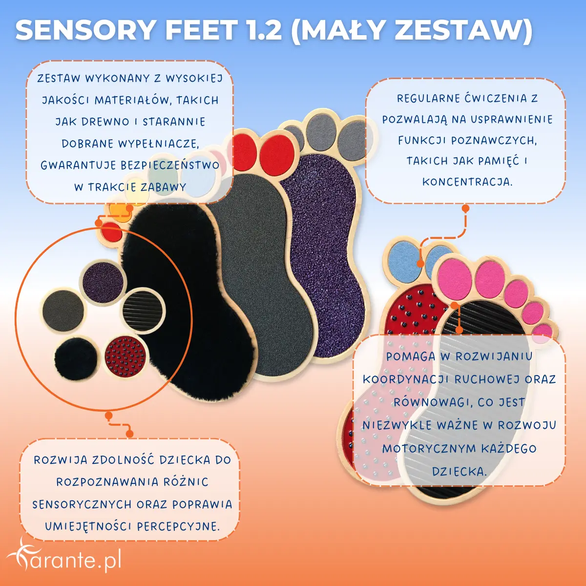 Sensory Feet 1.2 (mały zestaw)
