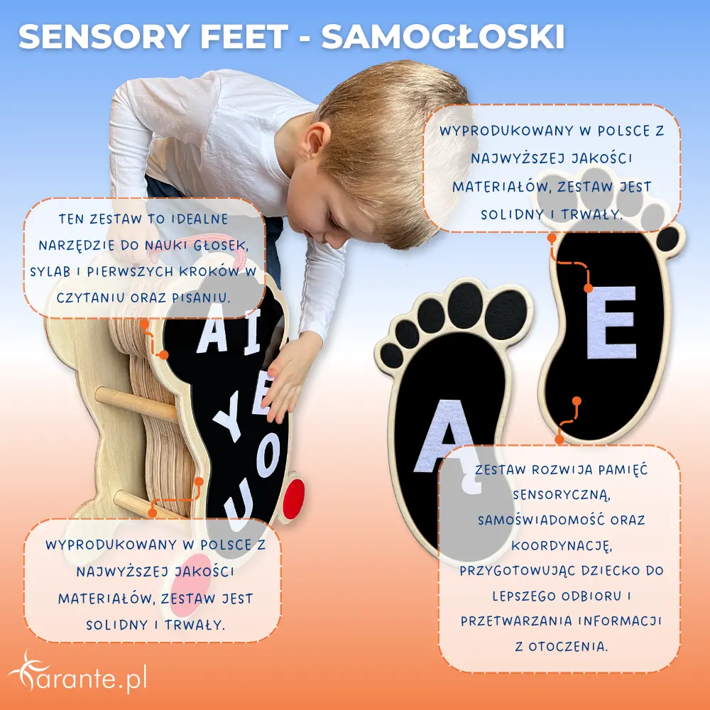 Sensory Feet – Samogłoski