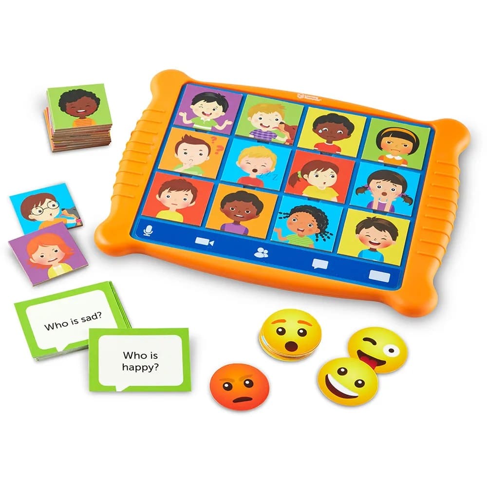 Gra edukacyjna Kto co odczuwa? to doskonała pomoc w kształtowaniu inteligencji emocjonalnej najmłodszych. Dzięki niej Twoje dziecko pojmie, co czuje oraz nauczy się wyrażać emocje tak, by inni również je zrozumieli.